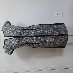 Black and white etcetera dress size 8